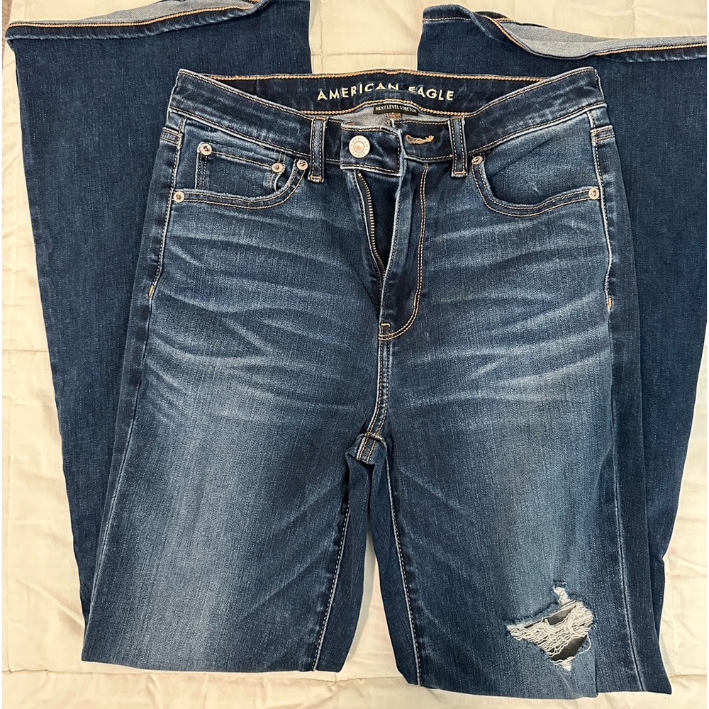 America eagle women’s size 8 ripped flare